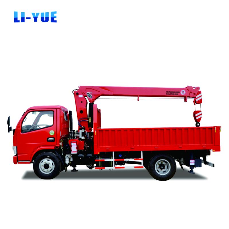 High Performance Mini 3.2 Ton Hydraulic Mobile Lorry Crane With Stiff Boom