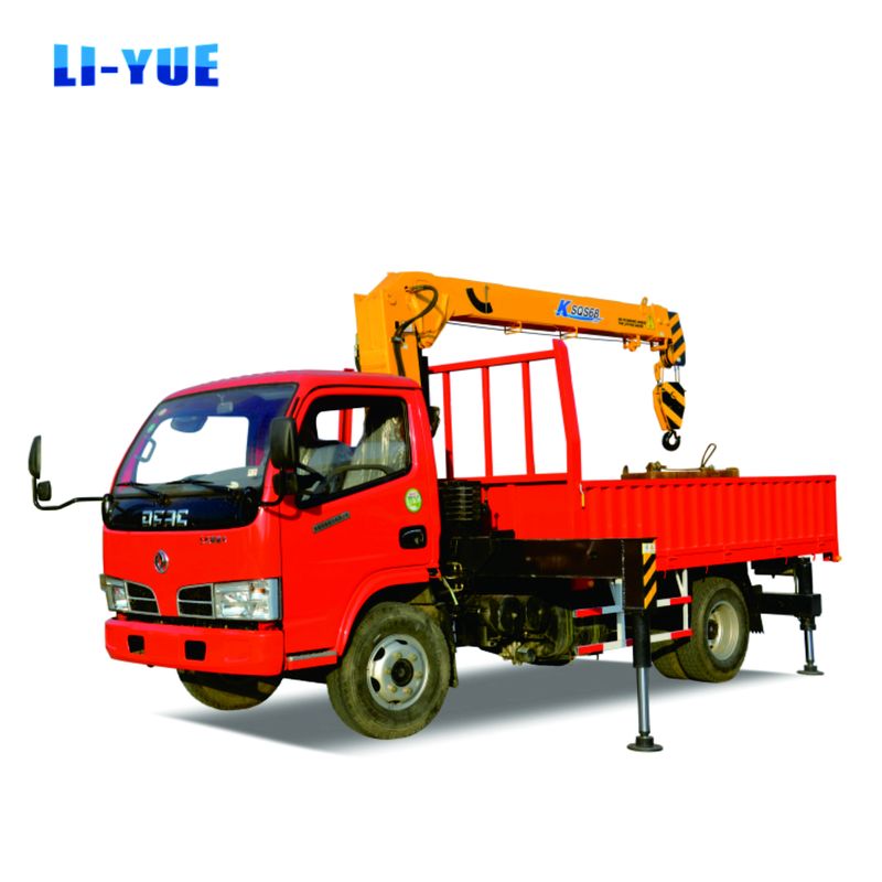 High Performance Mini 3.2 Ton Hydraulic Mobile Lorry Crane With Stiff Boom
