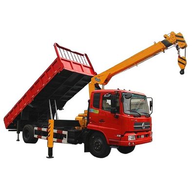 8 Ton Hydraulic Truck Mounted Telescopic Boom Crane for Heavy Duty