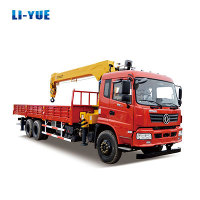 6X4 14 Ton Crane Straight Telescopic Boom Truck Mounted Crane Truck